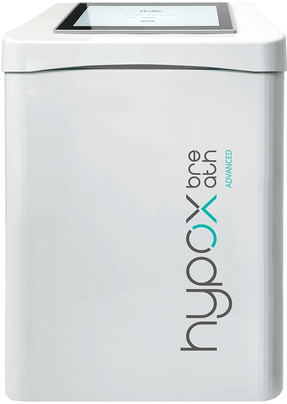 Equipo HypoxBreath Advanced de hipoxia-hiperoxia intermitente con pantalla táctil